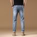 Trendy Brand Ami Kaji Jeans Men's Heavy Industry Washed Retro Denim Trousers Men's Elastic Embroidered Large Size Jeans_mkmklike.com