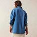 Women's Casual Versatile Denim Jacket European And American Style Pocket Side Slit Design_mkmklike.com