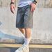 Men's American Style Denim Shorts Summer Thin Straight Leg Loose Fit Mid-Length Casual Five Point Trendy Pants_mkmklike.com