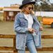 Women's Clothing Versatile Classic Retro Classic Loose Denim Jacket Top_mkmklike.com