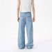Men's Clothing American Cleanfit Retro High Street Wide Leg Straight Leg Versatile Whitened Jeans Trend_mkmklike.com
