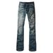 Men's Clothing Vintage Washed Denim Pants With Retro Bell Bottoms, Stretch Comfort & Streetwear Style For Tall Guys (Black/Indigo/Light Blue, XS-4XL)_mkmklike.com