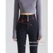 Black High-waisted Women's Skinny Jeans, 2025 Spring, Four-way Stretch, Slimming, Height-enhancing, Butt-lifting Pencil_mkmklike.com