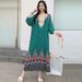 Women's Clothing Large size ancient costume cotton silk dress _mkmklike.com