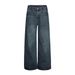 American Style Washed Denim Wide-Leg Men's Versatile Loose Dad Handmade Distressed Vintage Pants Trendy_mkmklike.com