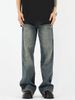 Men's Clothing Vintage Washed Distressed Denim Jeans For Men - Classic Straight Leg Relaxed Fit With Multiple Pockets (Retro Blue, S-XXL)_mkmklike.com