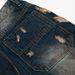 Post-apocalyptic Style Washed Frayed Denim Wide-Leg Men's Punk Street Fashion Distressed Loose Casual Straight-Leg Pants_mkmklike.com