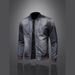 Loom Vintage Stand Collar Trendy Brand Spring Autumn New European American Motorcycle Jacket Men's Stylish Denim Coat_mkmklike.com