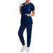 Women's ready-to-use oral dentist surgical gown split toiletry suit elastic quick-drying hospital nurse uniform_mkmklike.com