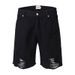 Men's Clothing Summer High Street Bottom Big Hole Denim Shorts Hip Hop Couple Beggar Pants_mkmklike.com