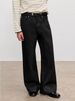 Waxed Okayama Denim A-Line Pants – 14.8oz Coated Straight-Leg Jeans (Vintage Wash, Relaxed Fit, Unisex Streetwear)"_mkmklike.com