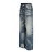 Men’s Vintage Washed Straight-Leg Jeans – Relaxed Fit Distressed Denim Pants (S-XXL) – American Streetwear Style, Everyday Casual & Retro Aesthetic_mkmklike.com