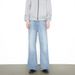 Men's High Street Washed Flare Jeans Trendy Brand Slimming Floor Length Denim Pants_mkmklike.com