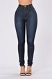 Women’s Clothing Autumn And Winter Denim Supply High Waist Elastic Slim Fit Skinny Pants_mkmklike.com