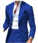 Men's Clothing Pointed Collar Men's Suit Slim Men's Suit Jacket Pants 2 PCE Formal Casual Business Wedding Groom_mkmklike.com