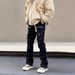 Heavyweight Zip Cargo Jeans – Retro Workwear Pants With Multi-Pockets & Flared Hem (S-XXXL)_mkmklike.com