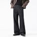 Men's Heavyweight Selvedge Denim Jeans – 14.5oz Black-Gold Vintage Straight-Leg Trousers (100% Cotton, No Stretch, Resin-Fixed Wash)_mkmklike.com