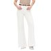 High Waisted BBL Hip Lifting Jeans For Women Slightly Flared Wide Leg Trousers Frayed Hem_mkmklike.com