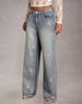 Women's Clothing Straight Leg Jeans Elegant Stylish Casual Straight Leg Stretch Denim Jeans - Elegant Mid-Rise Casual Pants With Rhinestone Details_mkmklike.com