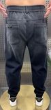 Trendy Brand Jeans Men's Small Pants Elastic Waist Harlan Pants Loose And Versatile Pants New Temperament Trend_mkmklike.com