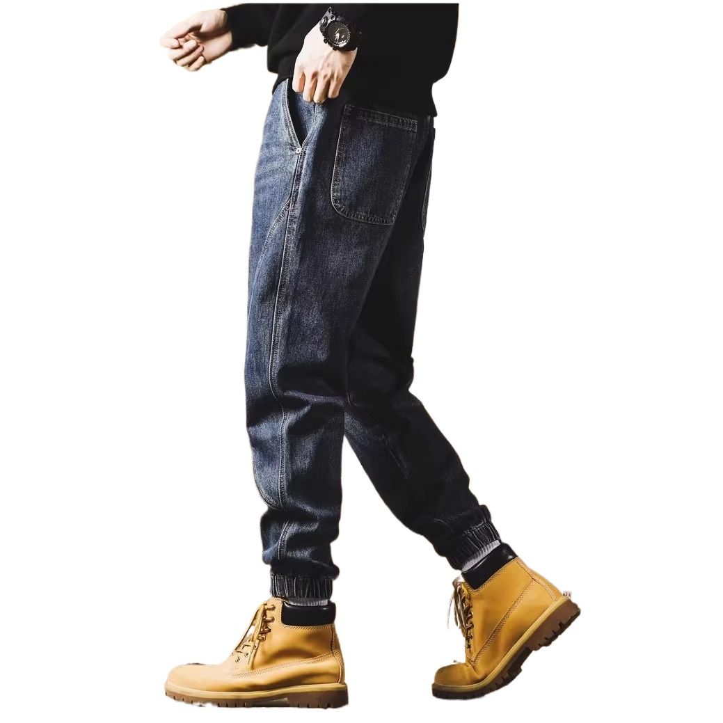 High-quality Autumn Models, Spring And Autumn Black Walls, Japanese Large-size Trendy Jeans, Men's Pants, Versatile, Beggar Harlan 2026 Tide_mkmklike.com