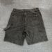 Men's Y2K Streetwear Denim Shorts - Hand-Drawn Print & Rhinestone Embellished Baggy Cargo Shorts For Summer_mkmklike.com