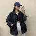 Chicco Denim Jacket For Female Students 2024 Spring And Autumn Korean Version New Loose BF Versatile Large Pocket Mid-Length_mkmklike.com