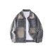Men's Clothing Spring And Autumn Fashion Retro Denim Jackets Washed Jacquard Work Shirts_mkmklike.com