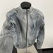 Washed Blue Deconstructive Short Men's Spring And Autumn Niche Design, Denim Jacket, American High Street Jacket_mkmklike.com