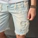 Men's Clothing Men's Denim Retro Loose Mid Pants Men's Shorts Wide Leg Five Quarter Pants_mkmklike.com