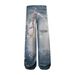 3D Printed Chain Jeans For Boys High Street Fashion Brand Loose Wide Leg Mopping Pants_mkmklike.com
