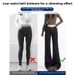 Women's American Style Dark Blue Flared Jeans Straight Leg Loose Fit plus Size Retro Low Waist Slimming Wide Leg Floor Length_mkmklike.com