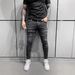 Men's Clothing Retro Slim Fit Ripped Stretch Men's Jeans Simple Skinny Jeans For Casual Wear_mkmklike.com