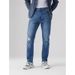 Men's Distressed Skinny Jeans Light Blue Stretchy Tight Fitting Mid Waist Pencil Pants Casual Cotton Trousers For Spring Autumn_mkmklike.com