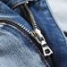 Men's Slim Fit Skinny Jeans Ripped Sequined Appliqué Embroidered High Street Trendy Stretch Denim Fashion_mkmklike.com