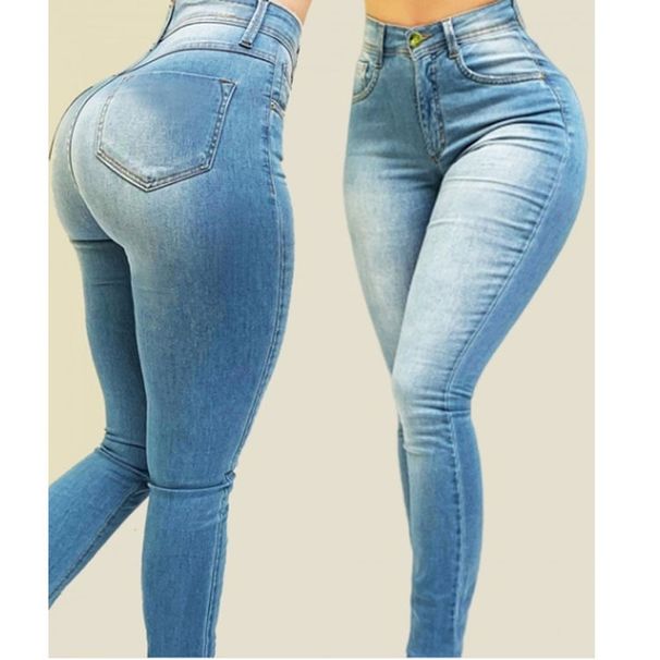 Women's Jeans Elastic Slim Fit Jeans Trousers_mkmklike.com