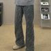 Men's Clothing Retro Letter Jacquard Jeans Men's Spring And Autumn High Street Full Print Pants Straight Leg Flared Pants Trend_mkmklike.com
