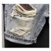 Men's Trendy Denim Shorts Loose Fit Five Point Summer Thin Casual Ripped Korean Style Cargo Pants Brand_mkmklike.com