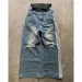 Men's Jeans High Street Side Stripes Ripped Design Extra Large Men Y2K Double Waist Fashionable Versatile Straight Wide_mkmklike.com