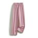 Women's Clothing pink hooded sweatshirt wide leg pants two piece suit_mkmklike.com