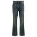 Vintage Washed Flare Jeans For Men & Women - 90s Retro High Street Denim Pants, Cotton Blend, Distressed Details, Bootcut Styling, Unisex_mkmklike.com