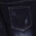 Men's Slim Fit Distressed Embroidered Skinny Jeans - Trendy Ripped Denim With Artistic Detailing_mkmklike.com