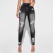 Women's High-Waisted Stretch Ripped Jeans – Slim Fit Skinny Denim Pants With Distressed Details, Comfortable & Trendy Casual Trousers_mkmklike.com