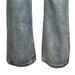 American High Street Gradient Washed Casual Denim Vibe Trendy Punk Distressed Loose Straight Pants Men's Trousers_mkmklike.com
