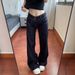 American-style Double-waistband Non-tight-fitting Flared Jeans For Women, 2026 New Niche Slim-fit Versatile Low-waist_mkmklike.com