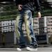 Men's Vintage Oversized Jeans – High Street Distressed Denim With Raw Hem & Baggy Fit_mkmklike.com