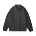 High End Gray Denim Men's Autumn New Line Loose Jacket American Plus Size Top_mkmklike.com
