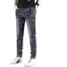 Jeans Men's Spring And Autumn Fashion Elastic Slim Small Feet Straight Spring And Autumn Trend Brand Versatile Casual Pants Cotton_mkmklike.com