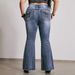 plus Size Slim Fit Beaded Embroidered Stretch Jeans for Women Sexy Hip Lifting Flared Denim_mkmklike.com