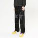 Nordmann Black Jeans Men With Unique Design, Casual For Autumn And Winter, American Retro Style, Loose Straight Wide-Leg Long_mkmklike.com